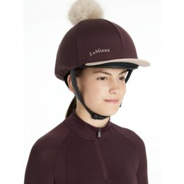 LeMieux AW25 Classic Pom Hat Silk Damson