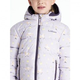 LeMieux AW25 Mini Lilo Puffer Jacket with Print Lilac