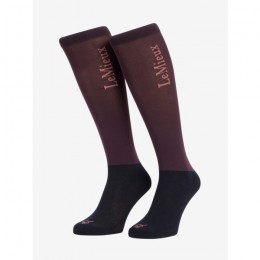 LeMieux AW25 Competition Socks 2 pack Damson