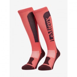 LeMieux AW25 Silicone Socks Cranberry