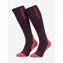 LeMieux AW25 Performance socks Damson