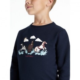 LeMieux AW25 Mini Poppy Top with Long Sleeves Navy