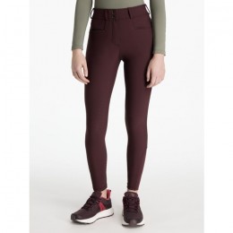 LeMieux AW25 Young Rider Izzy riding pants with full silicone grip Damson