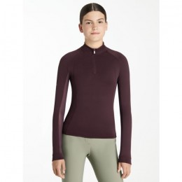 LeMieux AW25 Young Rider Hope Mesh Base Layer Damson