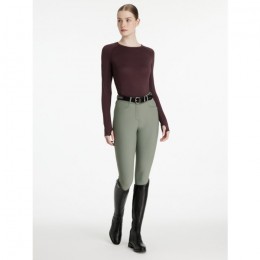 LeMieux AW25 Britney Seamless Top with Long Sleeves Damson