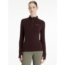LeMieux AW25 Frances Fleece with quartz zipper Damson