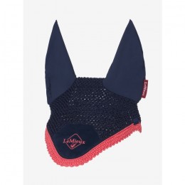 LeMieux AW25 Classic Ear Bonnet Navy/Cranberry