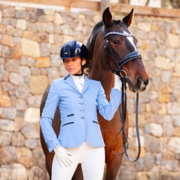 JuulC SS'24 Competition Jacket Lavender Blue Swarovski