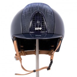 KEP Cromo Polish Blue Galassia Blue frame with cognac chinstrap