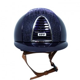 KEP Italia Cromo 2.0 Polish blue galassia front cognac strap silver frame