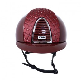 KEP Italia Cromo 2.0 Polish Bordeaux Milano Cros Silver Frame black chinstrap