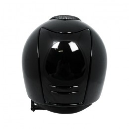 KEP Italia cromo 2.0 black Polish laminated leather silver front