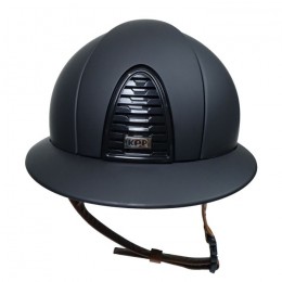 Kep Italia Cromo 2.0 Matt black cognac cognac strap Polo visor