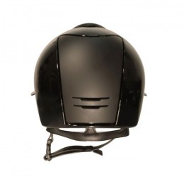 KEP Italia Cromo 2.0 Polish black polo textile front and back