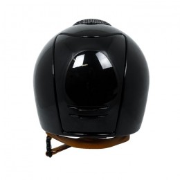 Kep Italia Cromo 2.0 Polish Zwart Laminated Silver Cognac bandje zilver frame