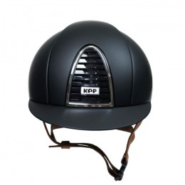 KEP Italia Cromo 2.0 Textile black chrome frame cognac strap