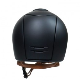 KEP Italia Cromo 2.0 Textile black chrome frame cognac strap