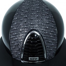 KEP Italia Cromo 2.0 Polish black polo klimt front silver frame