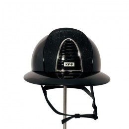 KEP Italia Cromo 2.0  Polish black galassia front chrome frame polish polo visor