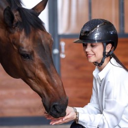 Kask Star Lady Pure Shine Chrome 2.0 Anthracite Crystals Passage Crystal Shade