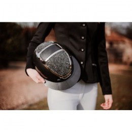 Kask Star Lady Pure Shine 2.0 Anthracite Chrome Silver Crystals Midnight Anthracite