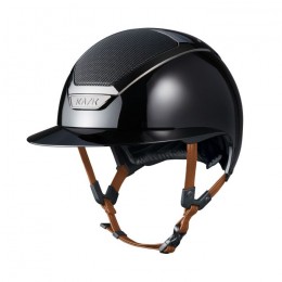 Kask Star Lady Pure Shine Chrome 2.0 Black Light Brown Chinstrap