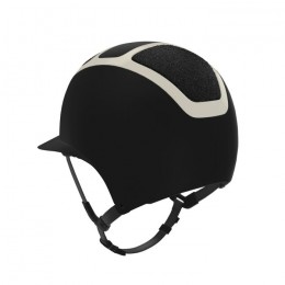 Kask Star Lady 2.0 Black Painted Sandy Frame Crystals Carpet Black