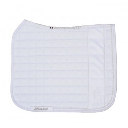Kingsland Classic White dressage saddlepad