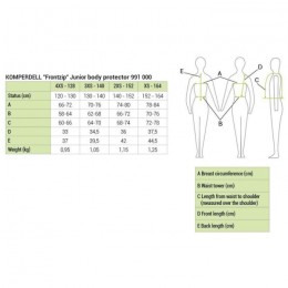 Komperdell Bodyprotector Frontzip Junior