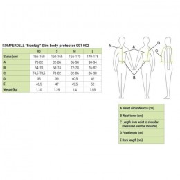 Komperdell Bodyprotector Frontzip Slim
