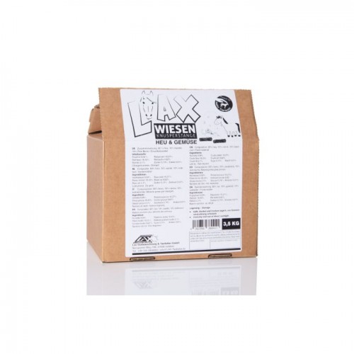 Lax hay/vegetable nibble block for Horses