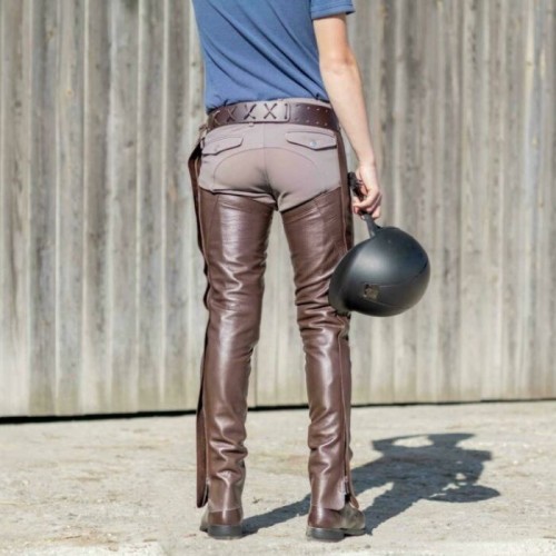Dyon Leather Long Chaps