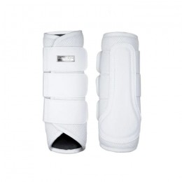 Equestrian Stockholm Classic Mesh Brushing boots White Silver