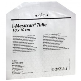 L-Mesitran Tulle non-adhesive dressing 10x10 cm