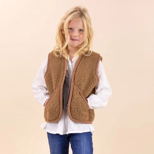 Moonrise Kids Wool Vest with Zipper