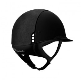 Samshield Miss Shield black alcantara top flower embroidery FB 5 swarovski JH Mat