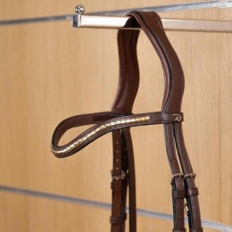 Dyon Brass Clincher Browband V-Shape New English Collection