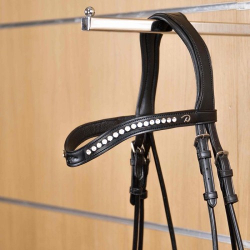 Dyon Half Swarovski V-Shaped Browband