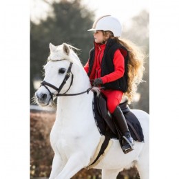 Mrs. Ros FW'23 Mini Ros Reversible Bodywarmer Stormy Cheeky Red