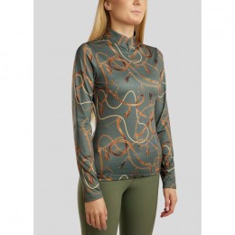 Montar FW'24 Polo Haily Bridle Print Long Sleeve