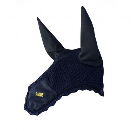 Equestrian Stockholm Ear net Plain Navy Gold