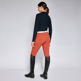 Cavalleria Toscana SS'24 CT Tech Piquet L/S Training Zip Polo Woman