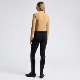 Cavalleria Toscana SS25 CT Perforated Jersey Inserts L/S Training Polo Women