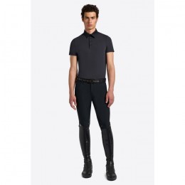 RG SS25 Micro Perforated Jersey S/S Training Zip Polo Men