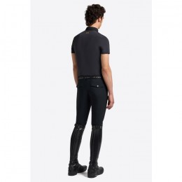RG SS25 Micro Perforated Jersey S/S Training Zip Polo Men