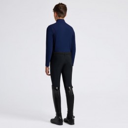 Cavalleria Toscana SS25 CT Insert Micro Perforated Jersey L/S Training Polo Boys