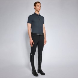 Cavalleria Toscana SS'24 CT Jersey S/S Button Training Polo Men