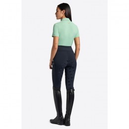 RG SS25 Micro Perforated Jersey S/S Training Zip Polo Women