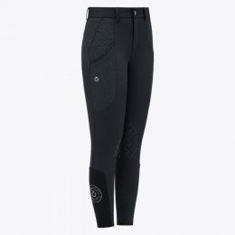 Cavalleria Toscana SS'24 CT Perforated Insert Knee Grip Breeches Girls