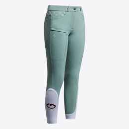 Cavalleria Toscana SS25 Girls Embroidery CT Grip Breeches Kids